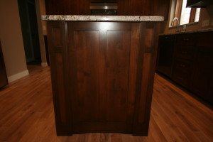Custom island cabinetry