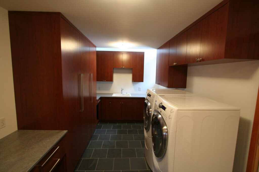 laundry room custom cabinetry